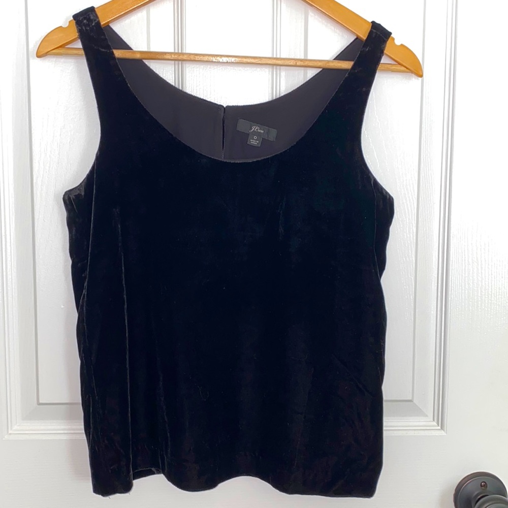 J.Crew Women’s velvet Tank Top Size 0